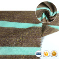 single jersey patterned knitted striped glitter fabric